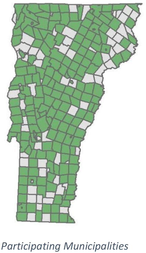 Grants In Aid Participating Municipalities Map