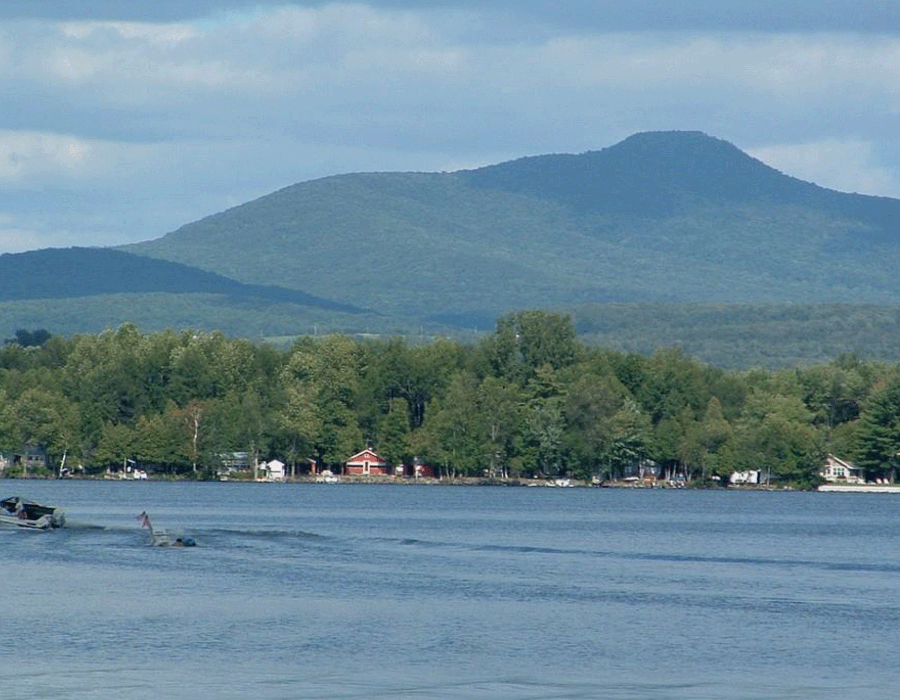 Lake Champlain - Boater in St. Albans Bay