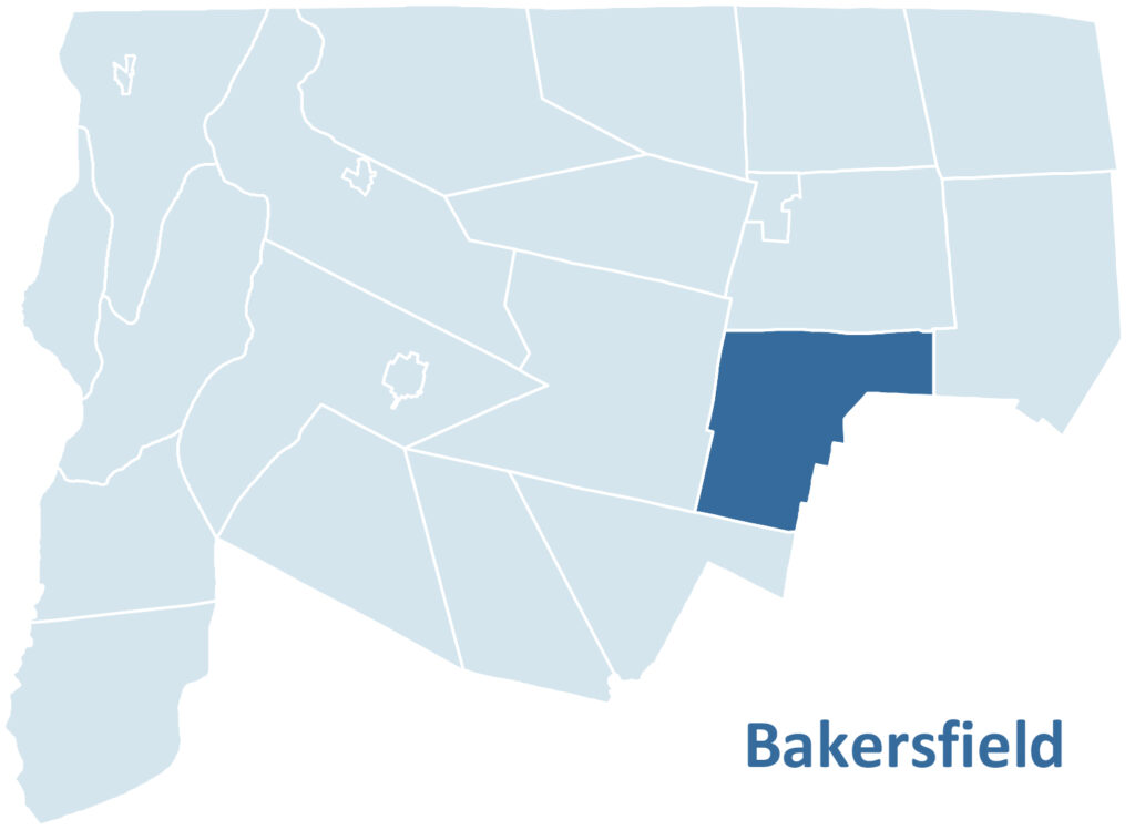 Bakersfield Location Map