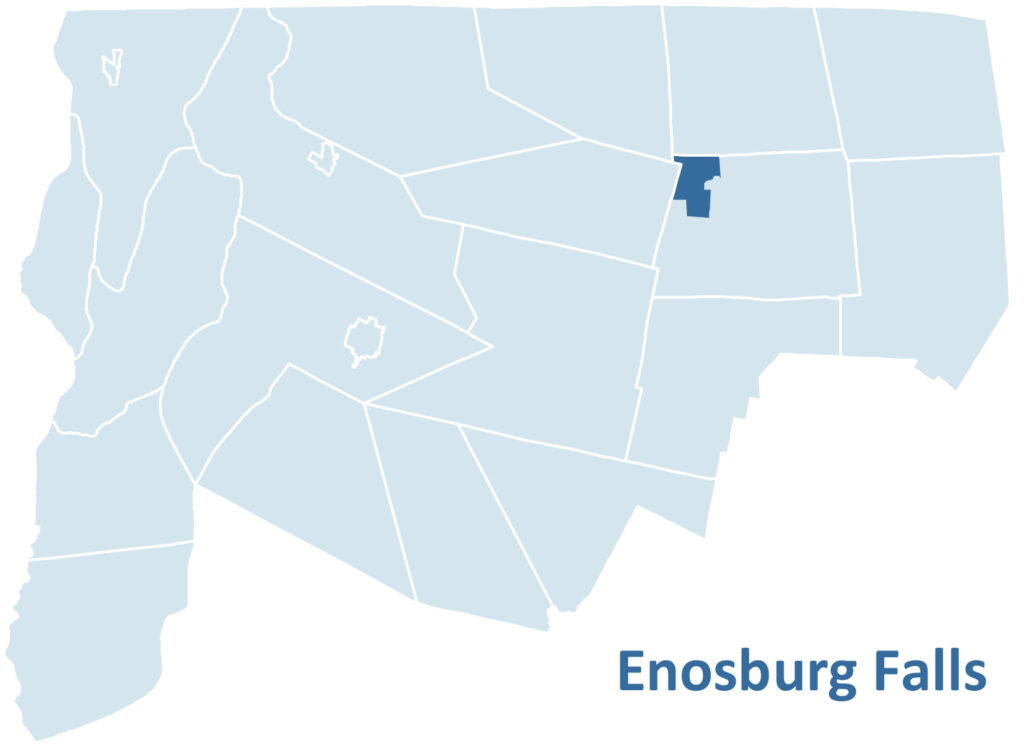 Enosburg Falls Location Map