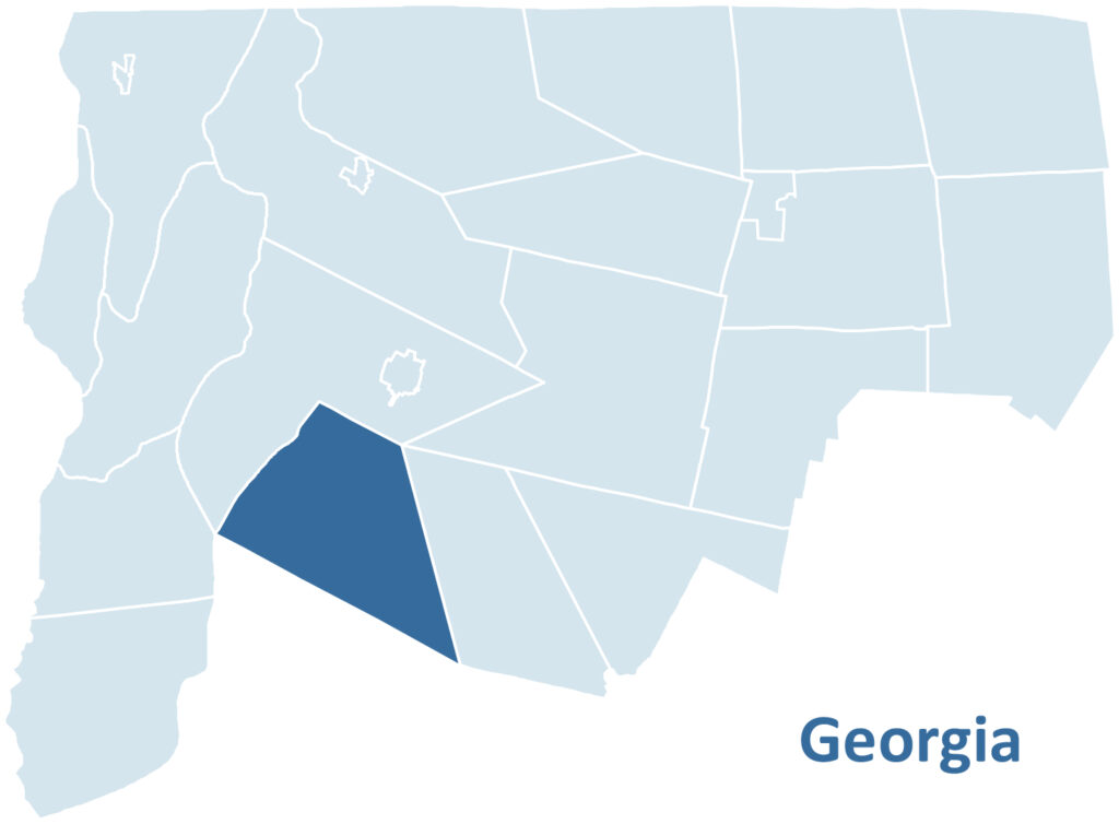 Georgia Location Map