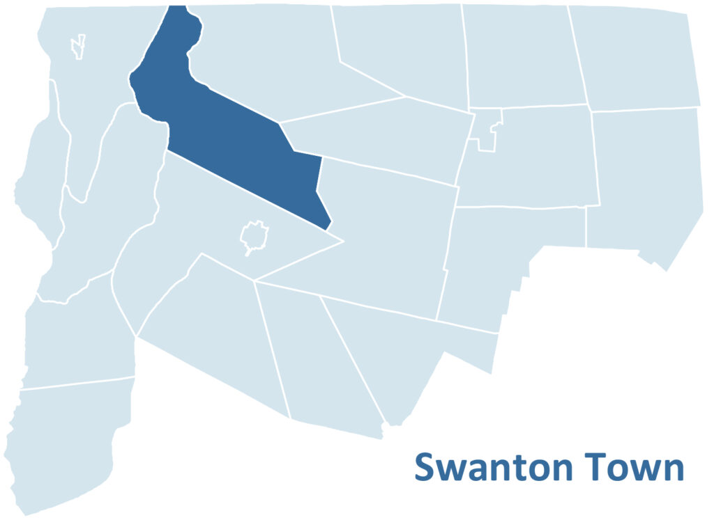 Swanton Town Location Map