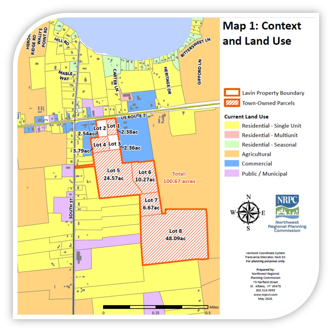 Lavin Property Map - Shows Context and Land Use